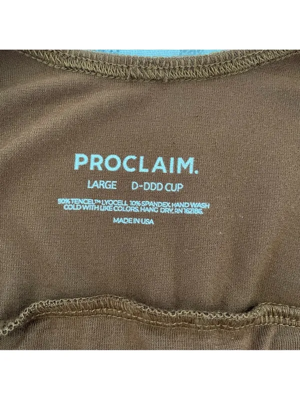 Reformation Proclaim Everyday Bralette Ella Nude Size L (D-DDD Cup) Minimalist - Image 3