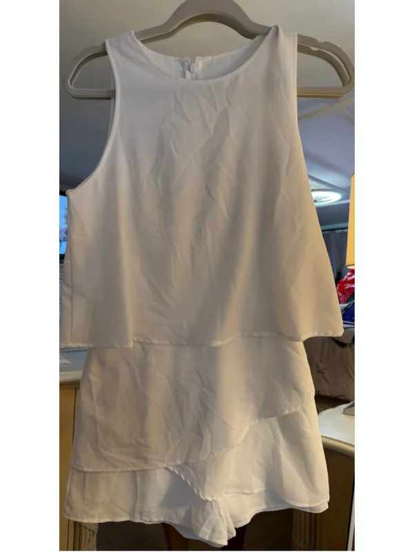 NEW Sleeveless Romper Beach Vacation Outfit S - Image 4