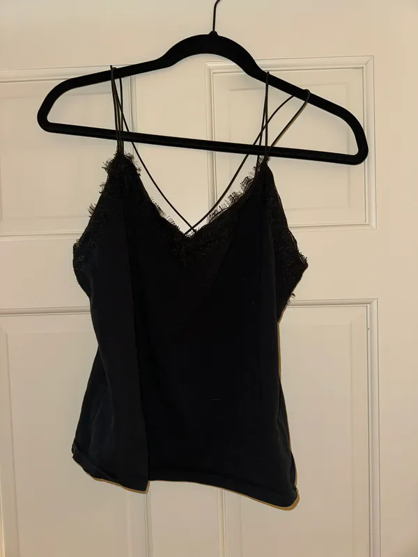Lacey Trim Tank Top - Image 2