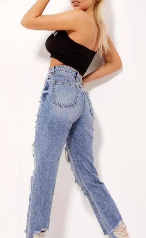 SheIn Ripped Jeans - Image 3