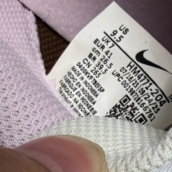 Nike‎ Pacific Sneakers Womens 9.5 UK 7 Retro Lifestyle Fauna Brown Pink Foam - Image 9