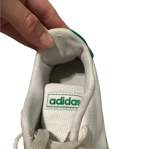👟 Adidas‎ Low Top Sneakers White Green Size 5 Classic Tennis Shoes 👟 - Image 5