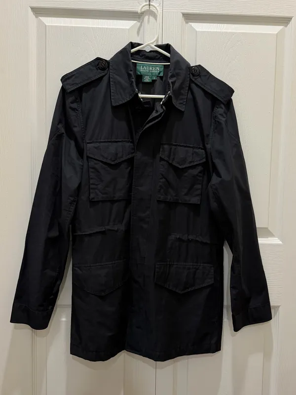 LAUREN Ralph Lauren Navy Utility Field Jacket - Women's M - Image 4