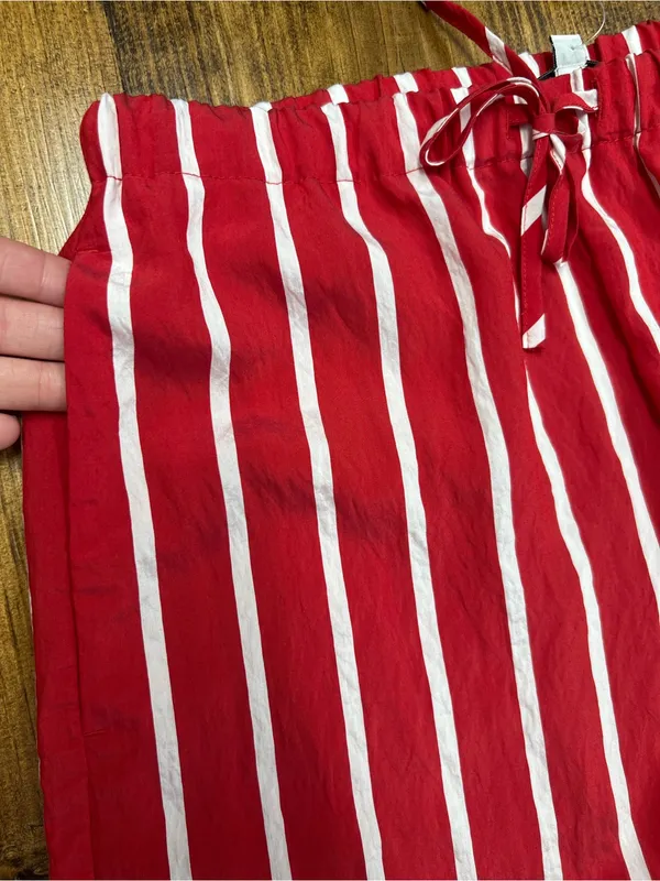 Madewell Pull On Pants in Varsity Red Size Small NWT - Image 8