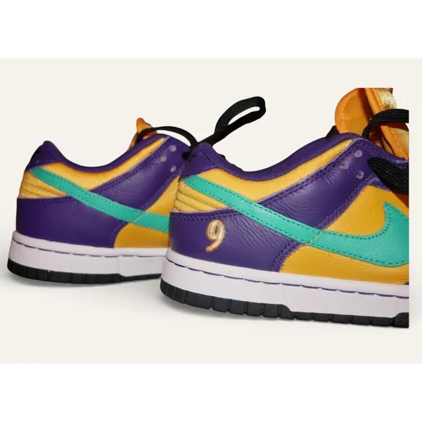 Nike Dunk Low LX Lisa Leslie Sparks Womens 8 Mens 6.5 Purple Gold‎ DO9581-500 - Image 4
