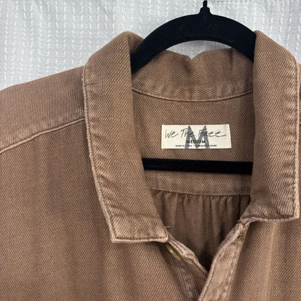 Free People Jumpsuit Size Medium We the Free Brown Coverall One Piece NWT - Image 4