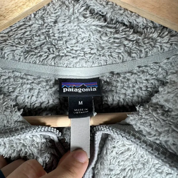 Patagonia Womens Los Gatos 1/4 Zip Fleece Pullover Size M Gray Outdoor 25235 - Image 2