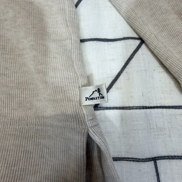 Pendleton Cotton Petite Oatmeal Sweater Size Small Women's‎ - Image 7