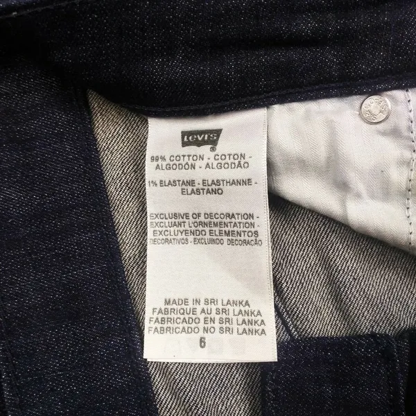Levi’s Demi Curve Bootcut Jeans Women’s Size 6 Dark Wash Stretch Denim 28x22 - Image 9