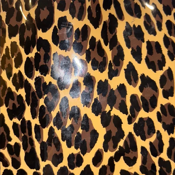Bloomingdale’S Cheetah Print Patent Leather Mini Tote Bag Preloved - Image 5
