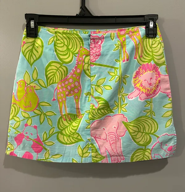 Lilly Pulitzer Vintage San Diego Zoo Animal Print Skort - Image 2