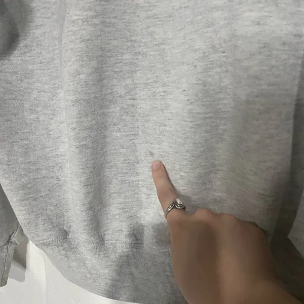 Gray Crewneck Sweater cape may fits medium - Image 2