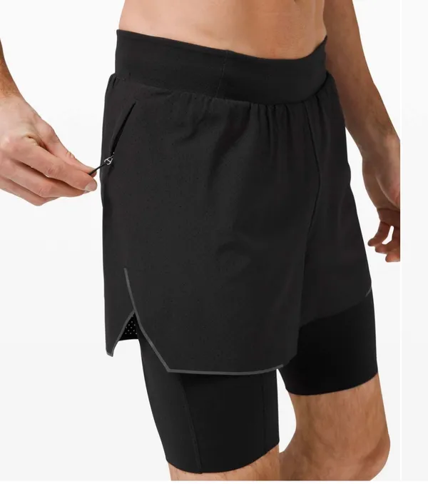 Men’s Lululemon Zoned In 2-in-1 Short - Image 8