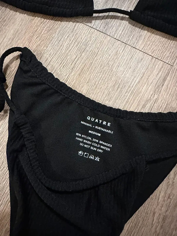 Quatre Bikini Tie Top + Bottoms - Image 4