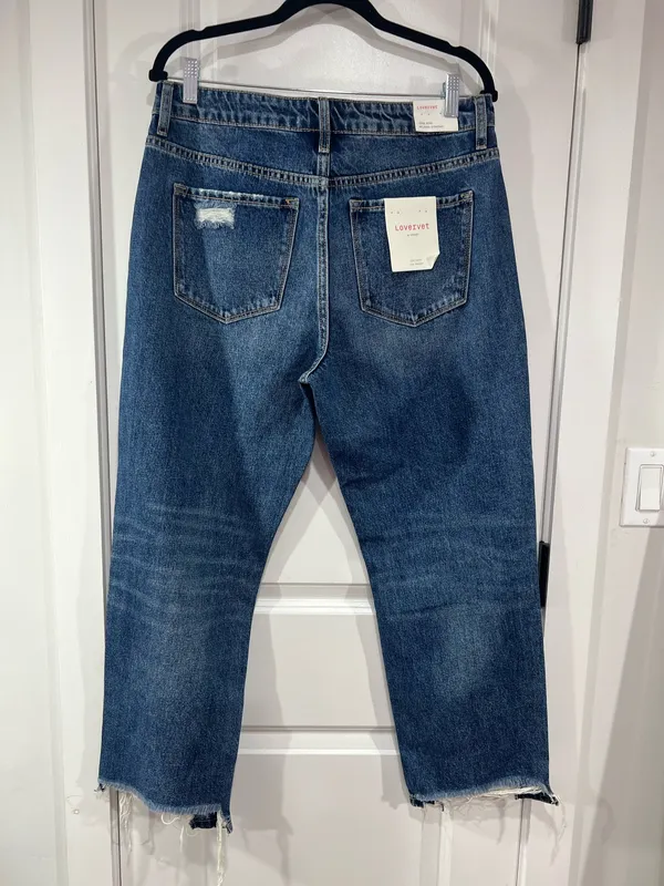 Vervet High Rise, dark wash, cropped, jeans - Image 7