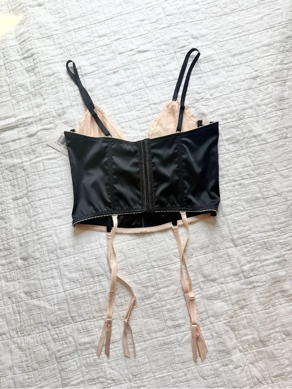 VINTAGE Y2K J.Lo Corset Bra Bustier Top Large NEW Deadstock - Image 2