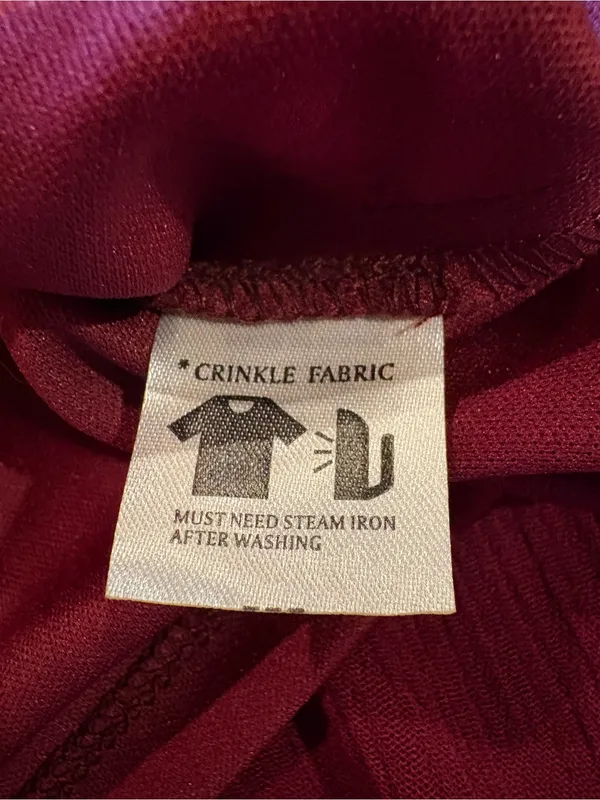Altar'd State wine-colored babydoll mini dress women’s M NWT - Image 7