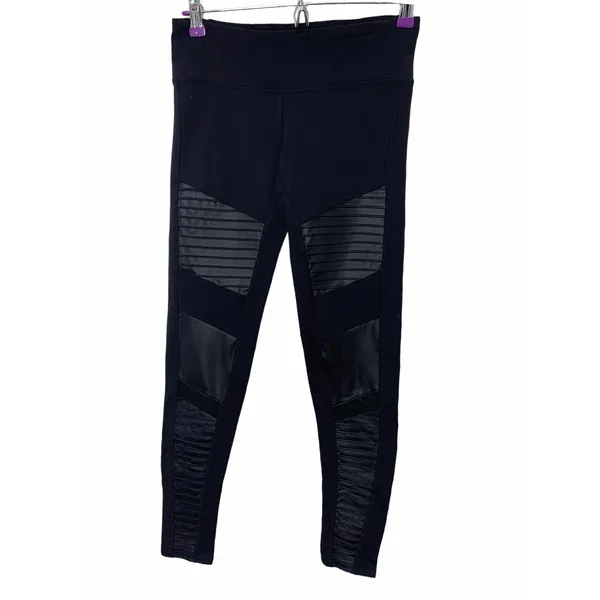 Alo moto leggings black glossy‎ S ASO GIGI Hadid - Image 3