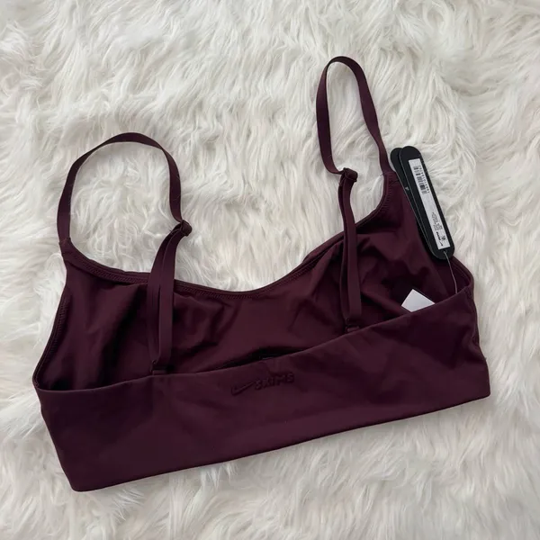 Nike Skims Matte Micro Scoop Sports Bra Currant Size Large - Image 7