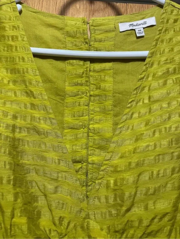 Madewell Kirkley Green Dress - Image 9