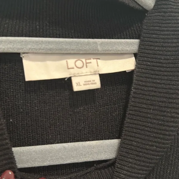 Loft‎ Black Sweater Tank - Stylish, Soft, and Cozy Fall Essential - Image 2