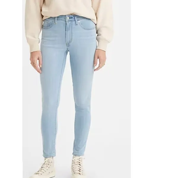 Levi's Womens 29 NWT 721 High Rise Skinny Light Wash‎ Jeans Stretch Pants - Image 3