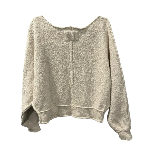 Free People Found My Friend Pullover Boucle Textured Sweater Size XS Oversized - Image 7