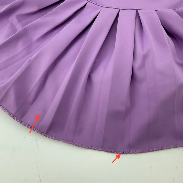 Gold Hinge Pleated Tennis Skirt Skort Purple Women XS Pickleball Preppy Sporty - Image 5