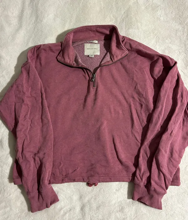 Outfitters Cropped Quarter Zip - Image 2
