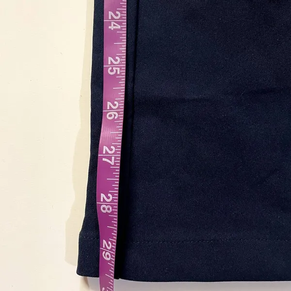 SHEIN Navy Blue Straight Leg Pants Size M EUC - Image 7