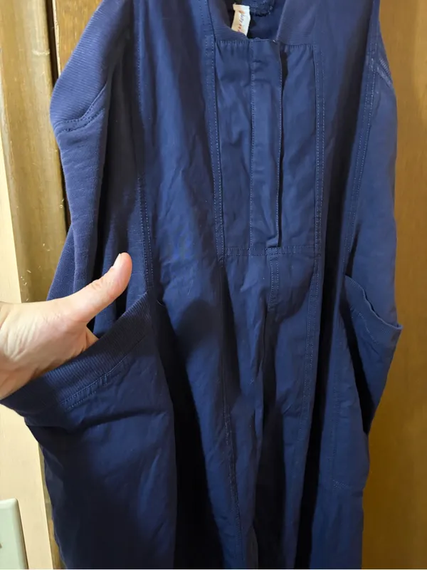 Anthropologie Daily Practice navy sleeveless jumpsuit - Image 6