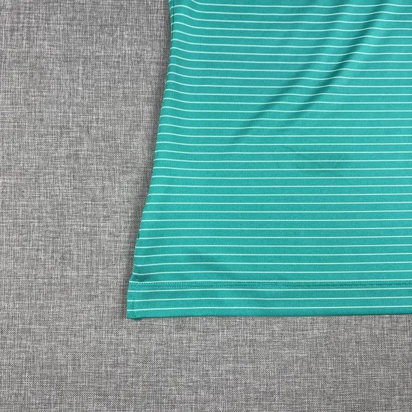 Nike Golf Polo Shirt Womens Medium Green Striped‎ Dri-FIT Quicken Loans National - Image 12