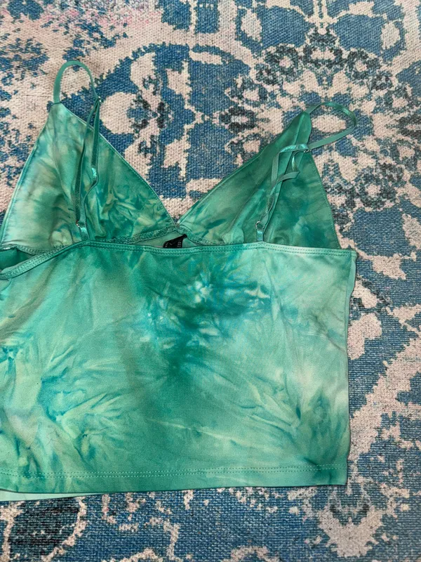 Forever 21 Green And Teal Tye Dye Tank - Image 2