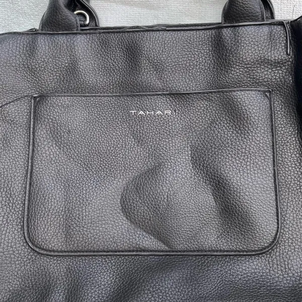 Tahari Satchel Handbag Black - Image 3