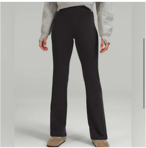 Lululemon Brushed Softstreme Ribbed Flared Pant  - Image 4