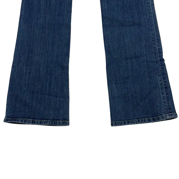Seven7 Jeans‎ Womens 29 Flare Low Rise Medium Wash Denim Stretch Whisker 30x32 - Image 7