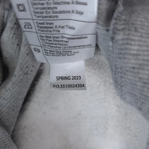 Carhartt Sweatshirt Women XS Gray Relaxed Fit Graphic Sleeve Crewneck Gorpcore - Image 7