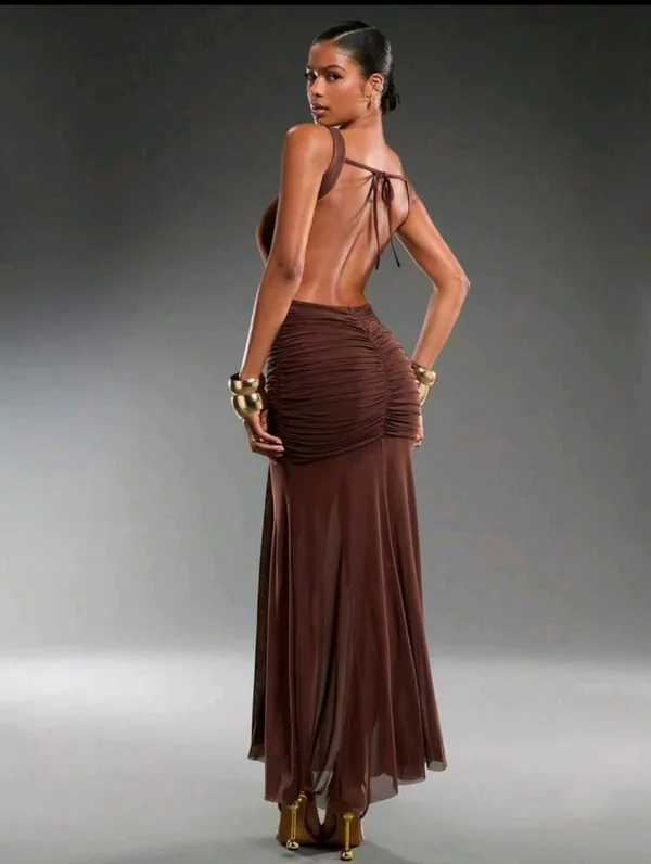 Women’s elegant bodycon maxi dress  - Image 2
