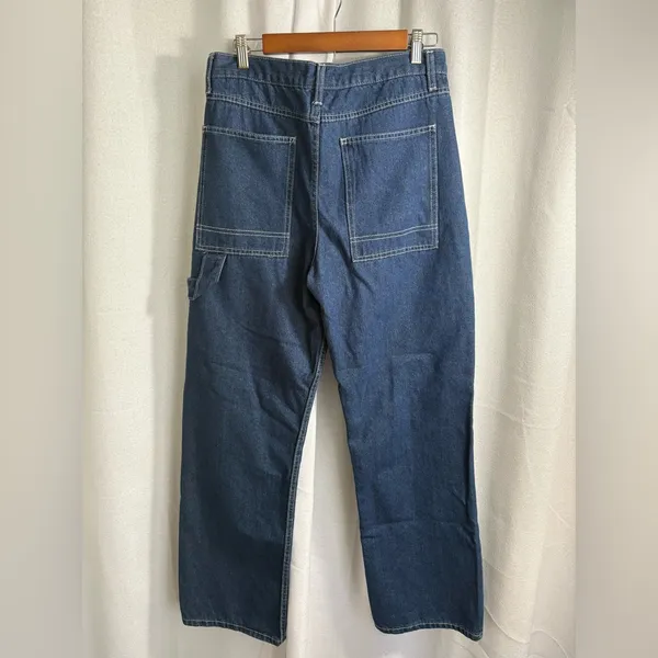 NWT Rewash Carpenter Jeans Denim Dark Wash‎ High Waist size 13 31 NEW! 0441 - Image 4