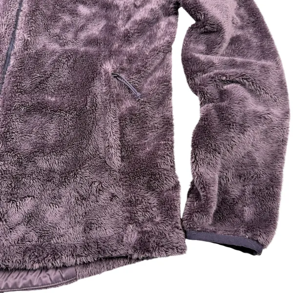 North Face Women's Osito Coat Jacket High Pile Teddy‎ Fleece Size Small Plum - Image 5