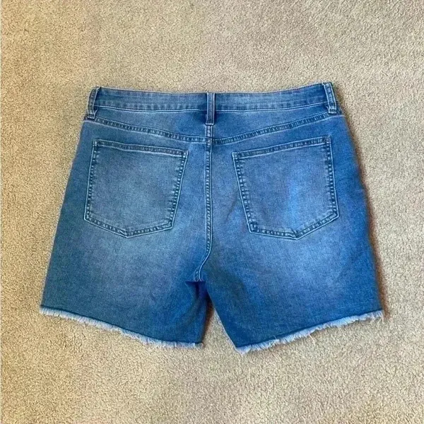No boundaries distressed blue shorts in size 15 - Image 2