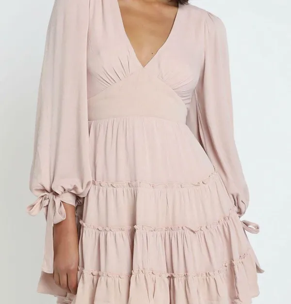 Saints & Secrets ELLIOT DRESS IN BLUSH - Image 2