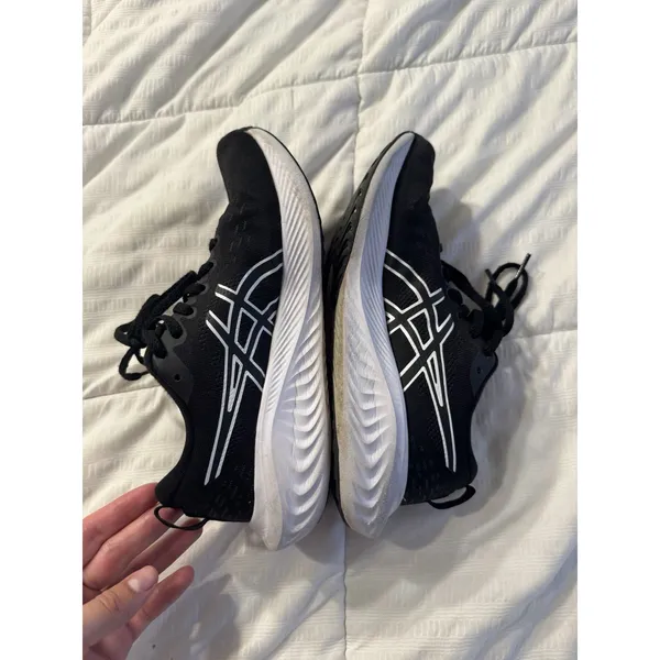 Asics Gel-Excite 10 Running Shoes Sneakers Black Women's 6 Amplifoam White Sport - Image 6