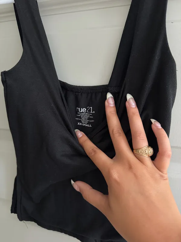 Rue 21 Black Tank Top - Image 3
