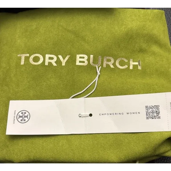 Tory Burch Romy Small Hobo Bag Pebbled Leather Crossbody Black New w/tag - Image 4