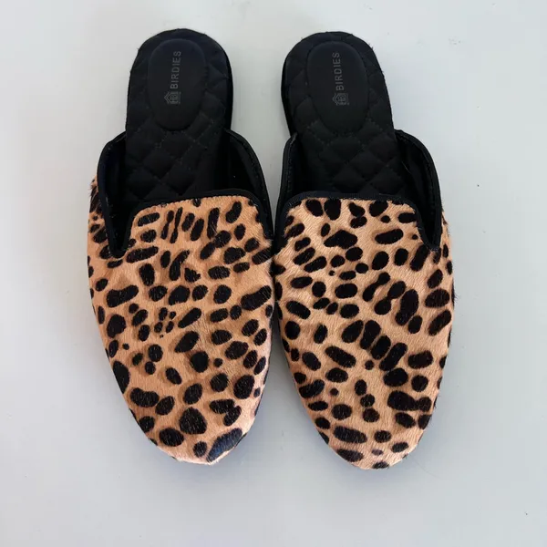 Birdies Women's‎ Phoebe Cheetah Quilted Mules - Image 2