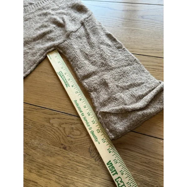 By Anthropologie Women Size XS Wool Blend Sweater Cuffed Sleeves Fall Autumn - Image 7
