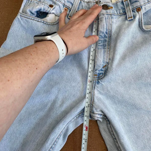 levis 505 vintage stonewash jeans Size 11 Long Juniors Taper Leg - Image 6