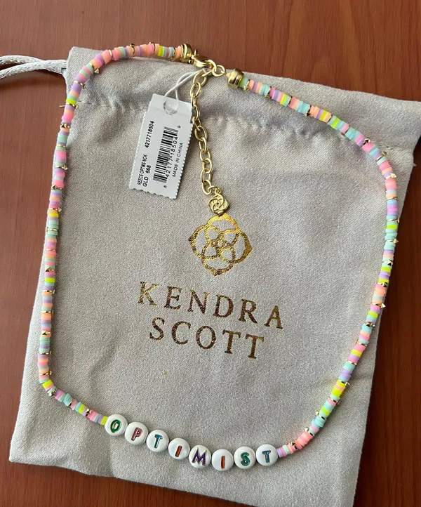 Kendra Scott Optimist Beaded Chocker In Gold - Image 2