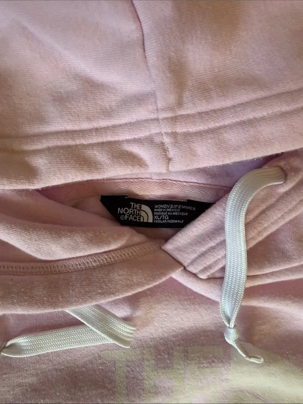 The North Face Women’s Hoodie Size XL in Light Pink - Image 2
